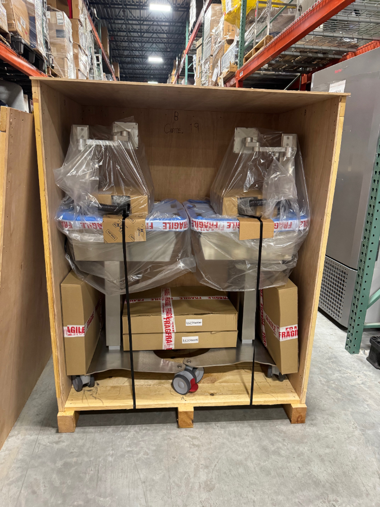 Image of Unused Kinetic ID Mobile Stainless Steel HMI Workstations - Quantity 2